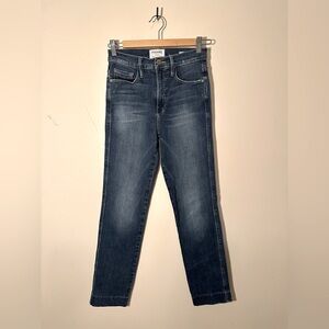 Frame Jeans Womens 26 Le Sylvia Slender Straight Cotton Blend Journey Wash Blue